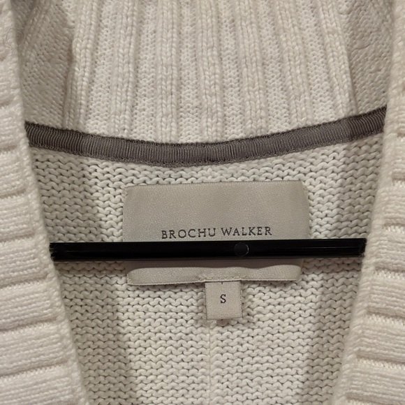 Brochu Walker Cream Knit Sweater Vest - Picture 2 of 3